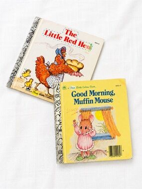 Vintage First Little Golden Books Lot of 2